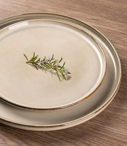 Miniatura 2 de Juego de platos de cerámica AmorArc, juego de 6, platos de 8.5 pulgadas de esmalte reactivo de gres, platos para postre, ensalada, aperitivo, cena