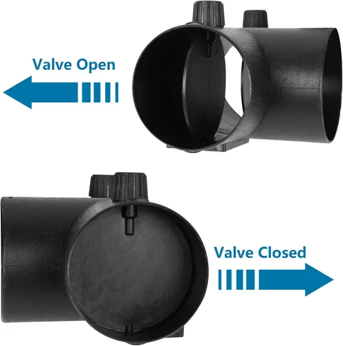 Miniatura 3 de Conector de Conducto de Calentador Diésel, Calentador de Estacionamiento, Manguera de Tubería, Conector de Ventilación con Válvula de Aleta