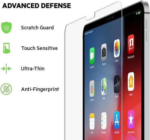 Miniatura 4 de Belkin ScreenForce - Protector de pantalla de vidrio templado para iPad Pro de 12.9 pulgadas (modelo 2018), protección contra impactos resistente a