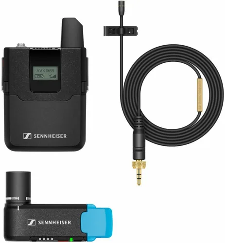 Miniatura 9 de Sistema de micrófono inalámbrico digital Sennheiser AVX, juego ME2 Lavalier (micrófono de solapa)