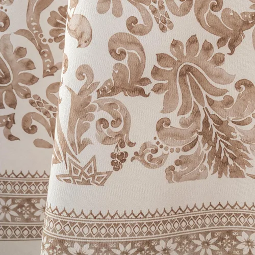 Miniatura 9 de Maison d' Hermine Mantel 100% algodón para mesas redondas de cocina, comedor, fiestas, bodas, Acción de Gracias/Navidad (69 pulgadas de diámetro)