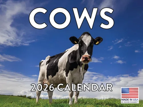 Miniatura 21 de Calendario alpaca 2026, calendario mensual de pared de 12 meses Hecho en Estados Unidos.