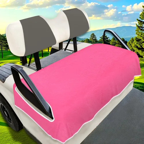 Miniatura 14 de YOKYHOM Fundas de asiento de carrito de golf para 2/4 plazas, manta de toalla de asiento de microfibra, mantiene los asientos frescos, limpios