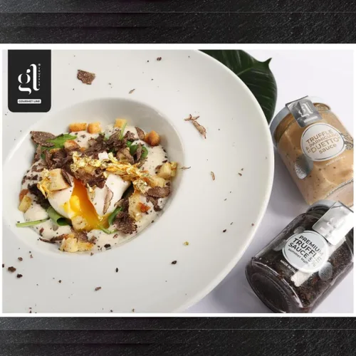 Miniatura 2 de GL TRUFFLE GOURMET LINE - Salsa de Crema Dueto de Trufas y Parmigiano, 130 gm Salsa de Pasta Tartufi, Condimento con DOP Parmigiano Reggiano