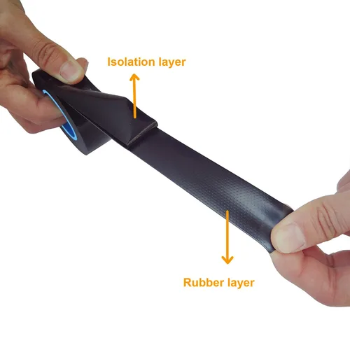 Miniatura 5 de Lichamp Paquete de 6 cintas de goma autofusibles para empalme de cables eléctricos y reparación de fugas de agua en tuberías, 1 pulgada x 10 pies x