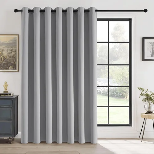 Miniatura 10 de RYB HOME - Cortinas opacas para patio - Cortinas con ojales sólidos, paneles de ventana grandes, eficiencia energética, cortinas de privacidad