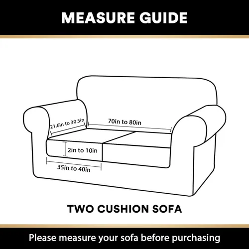 Miniatura 8 de PrinceDeco Funda de cojín de terciopelo suave y elástica para silla, sofá biplaza o sofá, protector de muebles, cojín de asiento