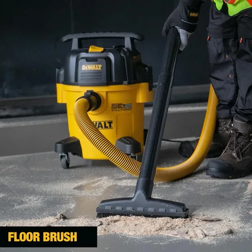 Miniatura 8 de DEWALT Aspiradora Stealthsonic de 5 galones y 4 HP DXV05P-QTB con 6 bolsas de polvo, aspiradora ultra silenciosa de polietileno con potente succión