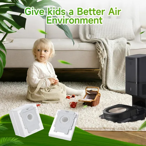 Miniatura 7 de VBN Paquete de 20 bolsas de repuesto para aspiradora Roomba, compatibles con iRobot Roomba 104 105 405 504 505 705 Combo 10 Max, i7+ i3+ i4+ i6+ i8+