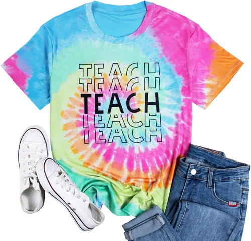 Miniatura 2 de Camisetas de profesor para mujer, camisetas de regreso a clases, camisetas divertidas para enseñar en el jardín de infantes, camisetas casuales
