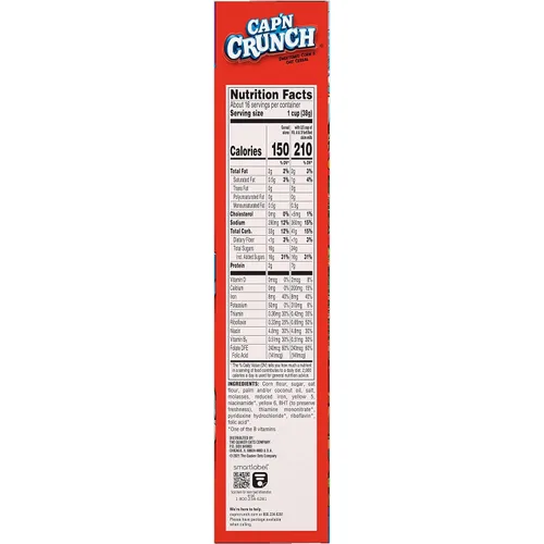 Miniatura 2 de Cap'n Crunch Cereal, Original, caja de 22.1 onzas