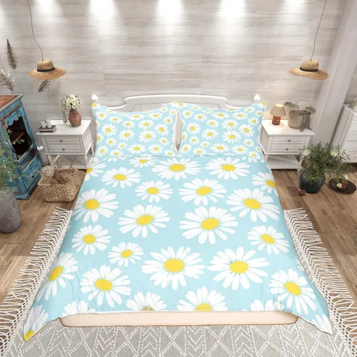 Miniatura 31 de Funda de edredón con estampado de extraterrestre, juego de ropa de cama de nave espacial para niños y niñas, decoración de habitación