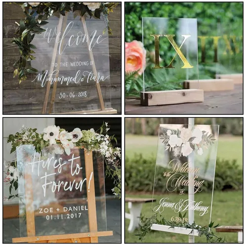 Miniatura 6 de Paquete de 4 hojas acrílicas transparentes cuadradas de 12 x 12 x 1/4 pulgadas, tablero acrílico de plexiglás transparente, tablero de vidrio