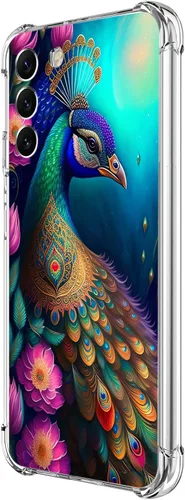 Miniatura 16 de Funda para Galaxy S23, diseño de mariposas azules, rosas, protección contra caídas, a prueba de golpes, de cuerpo completo, resistente a