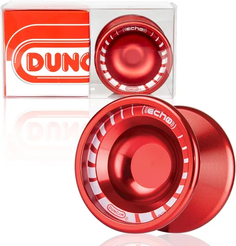 Duncan Toys Echo 2 - Yoyó [rojo], sin respuesta de nivel profesional, rodamiento cóncavo