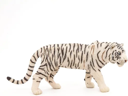 Miniatura 5 de Papo -Pintado a mano - Figura -Wild Animal Kingdom - Tigre blanco -50045 -Coleccionable - para niños - Adecuado para niños y niñas- a partir de 3