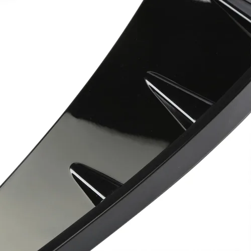 Miniatura 6 de 2 PCS Rejillas de Ventilación Laterales para Guardabarros de Automóvil, Cubierta Universal para Decoración del Cuerpo del Alerón, Calcomanías Negro