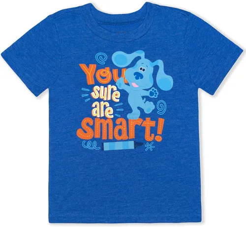 Miniatura 2 de Nickelodeon Blues Clues Boys 2 Pack T-Shirts for Toddler BlueGrey
