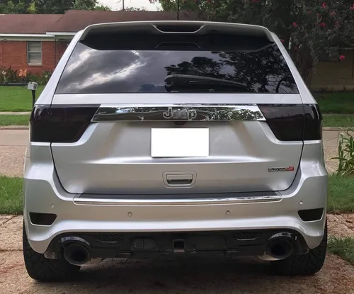 Miniatura 6 de iJDMTOY Lentes de reflector de parachoques trasero de lente ahumada Compatible con Jeep 2011-2020 Grand Cherokee WK2, Compass y Dodge Journey