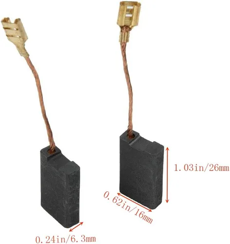 Miniatura 3 de 1617014126 Escobillas de carbón paquete de 4 para Bosch 11316EVS 11317EVS 11311EVS 11223EVS