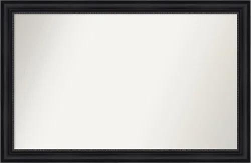 Miniatura 269 de Amanti Art Espejo personalizado, espejo de baño negro Astor, espejo de pared o espejo de tocador de baño sobre el fregadero (25 x 25 pulgadas)