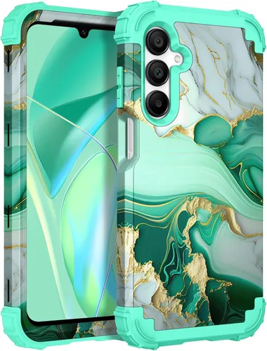 Miniatura 66 de Hocase Funda para Galaxy A37 5G, protección resistente a prueba de golpes, parachoques de goma de silicona suave+funda protectora híbrida