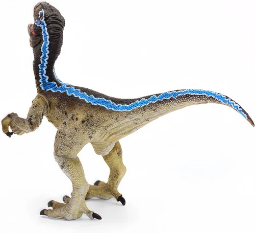 Miniatura 2 de Gemini&Genius Juguete de dinosaurio Velociraptor para niños, dinosaurio Raptor con mandíbula y manos móviles, regalo de dinosaurio realista