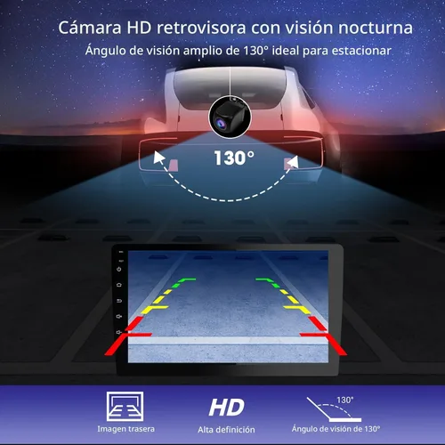 Miniatura 7 de Pantalla Carplay inalámbrica de 9 pulgadas para automóvil, receptores de audio de coche de doble DIN con control de voz, pantalla táctil estéreo