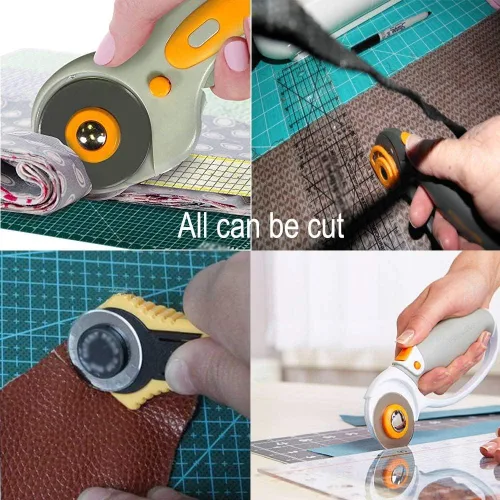Miniatura 5 de Cuchillas de corte rotativas de 0.71 pulgadas, paquete de 10 unidades, se adapta a OLFA de repuesto para acolchados, álbumes de recortes, costura