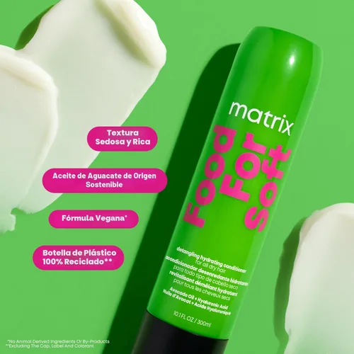 Miniatura 10 de MATRIX Food For Soft Hydrating Conditioner For Dry and Brittle Damaged Hair - Moisturizes, Softens & Smooths, With Avocado Oil & Hyaluronic Acid
