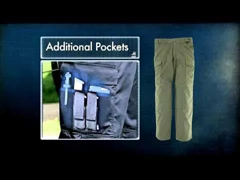 Miniatura 3 de 5.11 Pantalones tácticos TDU para mujer, ajuste regular, bolsillos tipo cargo, estilo 64359