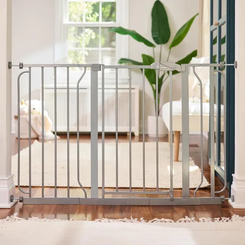 Miniatura 15 de Regalo Safety - Puerta para bebés de 29 a 38.5 pulgadas para puertas y parte inferior de escaleras, puerta de bebé montada a presión con puerta