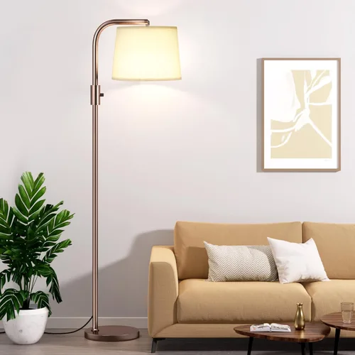 Miniatura 11 de Ambimall Lámpara de pie totalmente regulable - Lámparas de pie de 9W con bombilla LED incluida, lámparas de pie para sala de estar con cabezal R