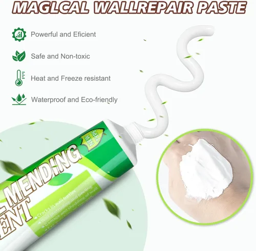 Miniatura 2 de Kit de reparación de yeso WDSHCR, kit de parche de reparación de pared con spackle de 2 piezas, agente de reparación de pared rápido y solución
