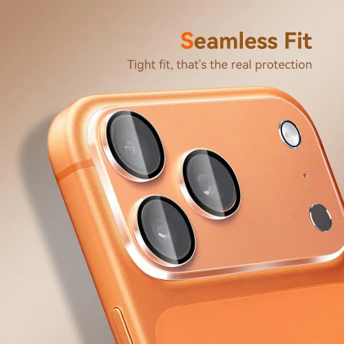 Miniatura 6 de Protector de lente de cámara para iPhone 17 Pro de 6.3 pulgadas, vidrio templado 9H, Ultra HD, resistente a los arañazos, fácil de instalar