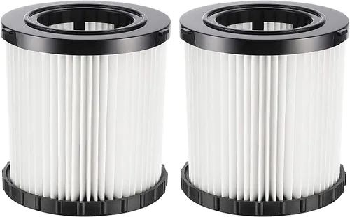 2 filtros de repuesto HEPA DCV5801H para aspiradora DeWalt DCV580H y DCV581H en húmedo/seco, lavable y reutilizable