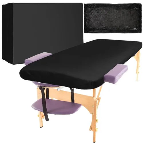 Miniatura 7 de Mixweer 30 piezas de 39 x 87 pulgadas desechables para mesa de masaje, sábanas ajustables no tejidas para cama de spa, sábanas transpirables, no a