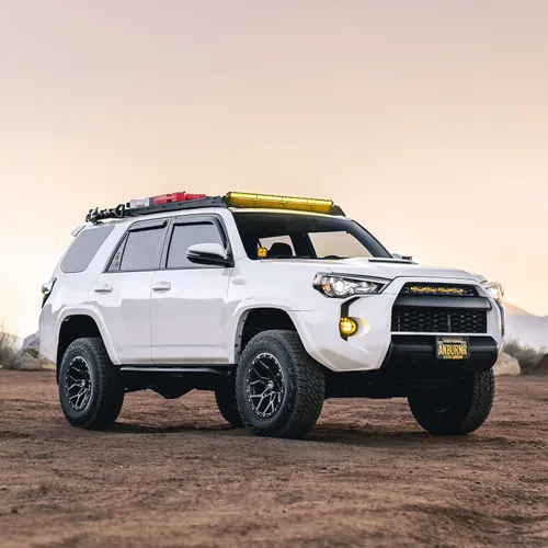 Miniatura 6 de RockTrix RT107 rueda de 17 pulgadas compatible con Toyota Tacoma 2001+, 4Runner 2002+, FJ Cruiser, Tundra 99-06, patrón de pernos 6x5.5" 6x139.7