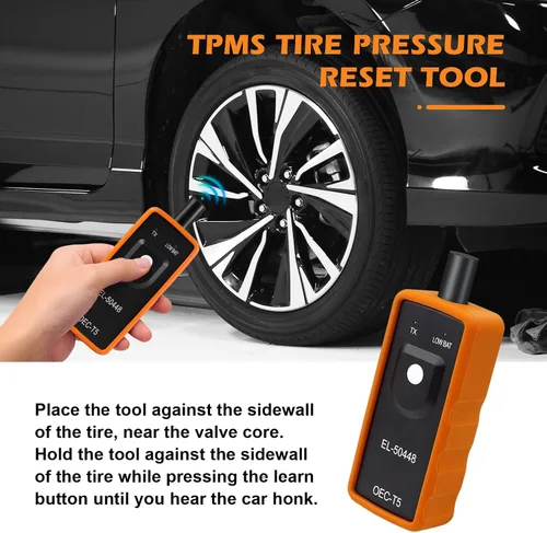 Miniatura 4 de Herramienta de restablecimiento TPMS, herramienta de programación y activación del sensor del monitor de presión de neumáticos automotriz OEC-T5