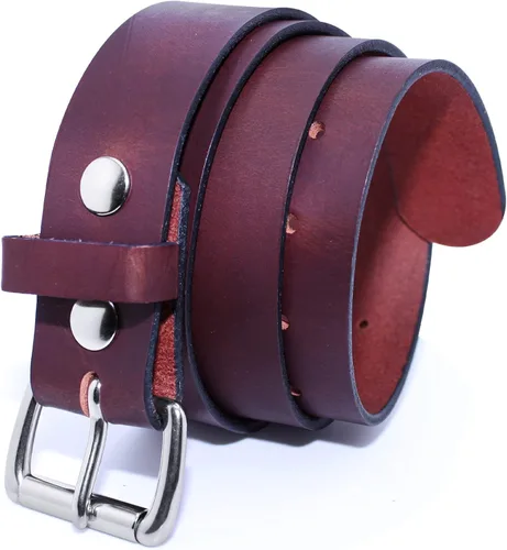 Cinturón de cuero genuino de grano completo para hombre, hecho a mano por Amish-Heavy Duty Mens Belt 1.5 Wide 914 Oz-Made in USA