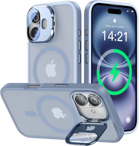 Miniatura 39 de VOFATA - Funda magnética para iPhone 17 Pro Max, cubierta para cámara con soporte, protección completa para la cámara, compatible con MagSafe