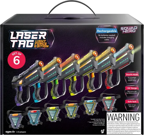 Miniatura 2 de Squad Hero Etiqueta láser recargable para niños, adolescentes y adultos, regalos para niños, blasters y sensores de chaleco, ideas divertidas