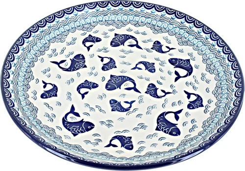 Miniatura 19 de Cerámica pulida de rosa azul – Plato de cena Athena marrón – 10.5 pulgadas de diámetro – Ideal para comidas diarias, comidas informales o como