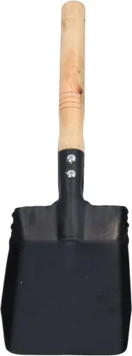 Miniatura 3 de 4 "/100 mm polvo cacerola carbón mano pala fuego estufa chimenea llana ceniza barrido