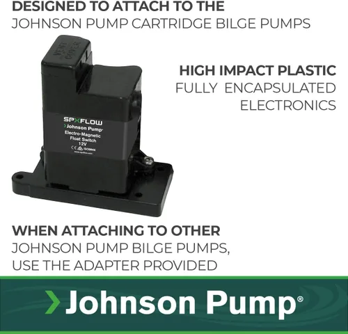 Miniatura 3 de Johnson Pumps Of America 36152 interruptor de flotación electrónico marino.