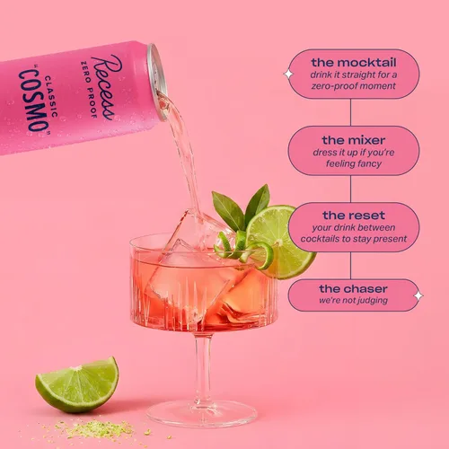 Miniatura 4 de Recess Zero Proof Craft Mocktails, bebidas sin alcohol, con adaptógenos, reemplazo de bebidas sin alcohol, mezclador, celebración, fiesta