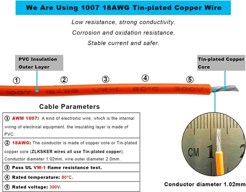 Miniatura 2 de Cable de fuente de alimentación de 24 pines a 14 pines de 4 pulgadas, cable adaptador de alimentación principal ATX PSU de 18 AWG para Lenovo IBM