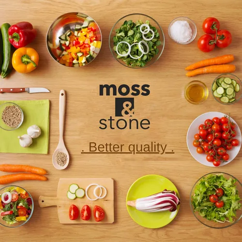 Miniatura 2 de Moss & Stone - Juego de ollas y sartenes de 4 piezas, antiadherentes, de aluminio y cobre, con tapa de vidrio, juego de ollas y sartenes de cobre