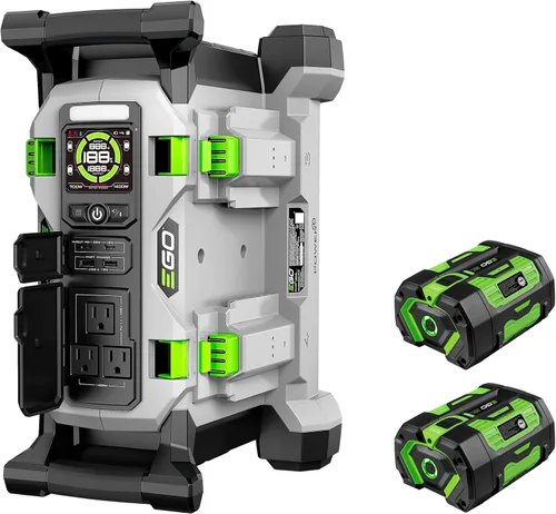 Miniatura 15 de EGO POWER+ Estación de energía portátil, 3000 W, alimentada por batería, generador inversor para el hogar y al aire libre, incluye (2)